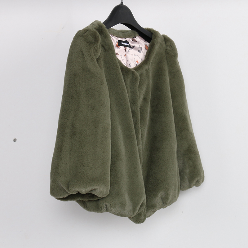 Nerazzurri-Faux-Fur-Coat-Women-2018-Winter-Puff-Sleeve-Short-Cropped-Top-Ruched-Pink-Red-Black1